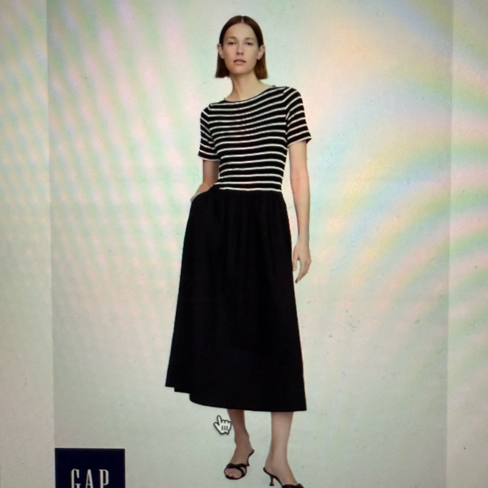 GAP mixed media modern rib maxi dress 
Currently sold out